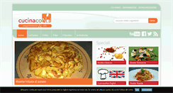 Desktop Screenshot of cucinaconoi.it