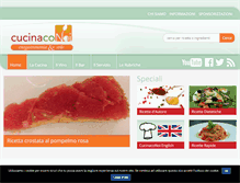 Tablet Screenshot of cucinaconoi.it